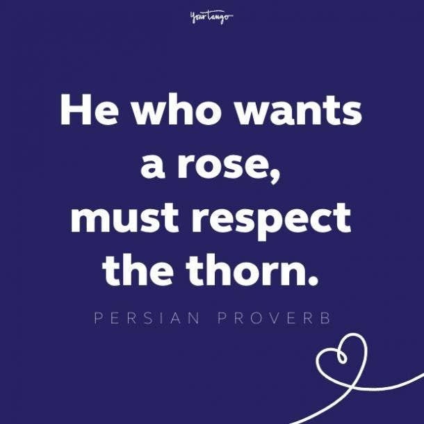 persian proverb about respect