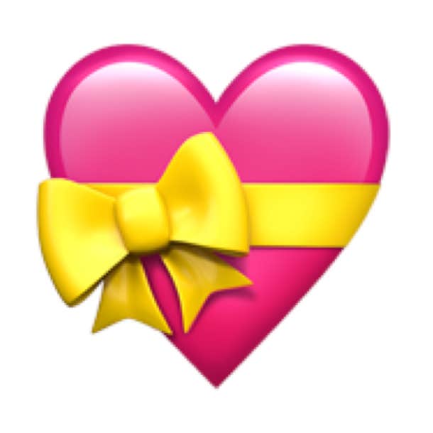 ribbon heart emoji