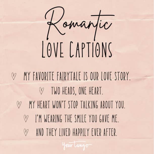 romantic love captions for couples