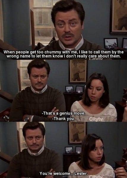 ron swanson quote