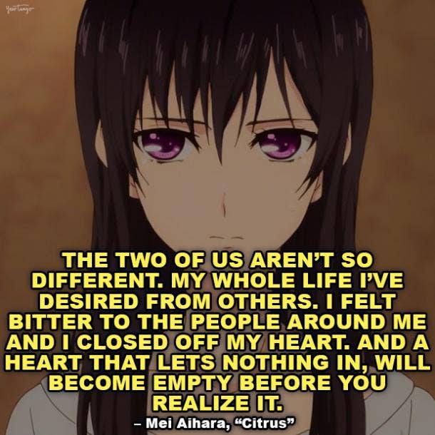 Here is some of sad anime quotes that i like   ARMYs Amino