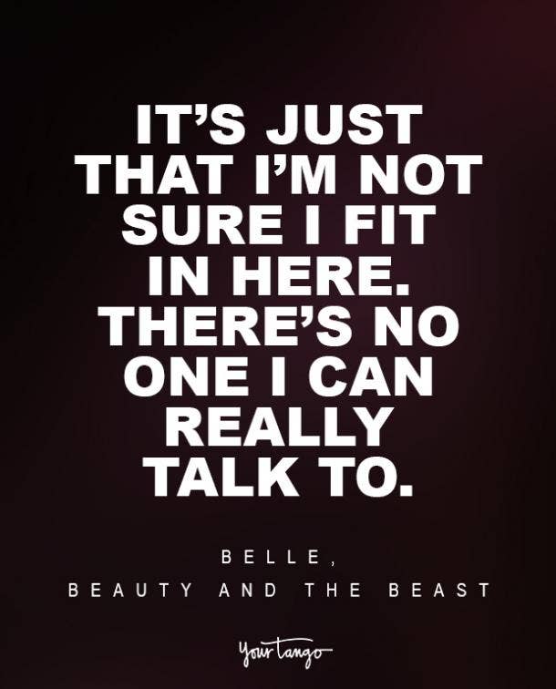 Belle, Beauty and The Beast Sad Disney Quote