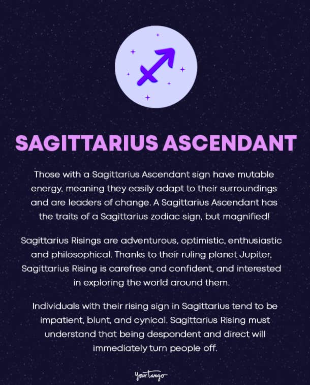 sagittarius rising sign traits