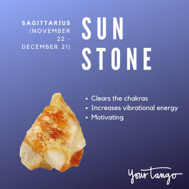sagittarius crystal sunstone