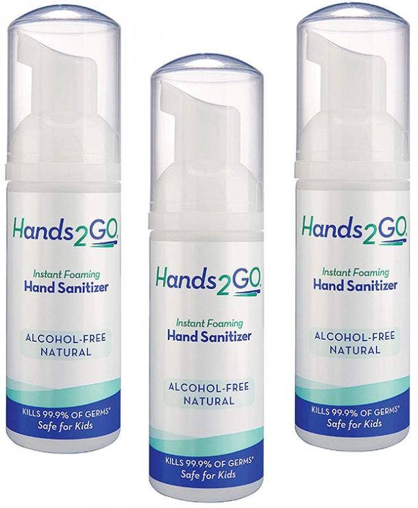 Hands2GO Alcohol-Free Natural Hand Sanitizer hand sanitizer for sensitive skin