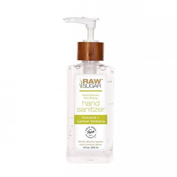 Raw Sugar Coconut + Lemon Verbena Hand Sanitizer hand sanitizer for sensitive skin