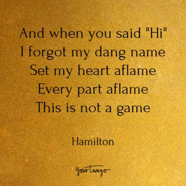 Quotes from Hamilton song lyrics