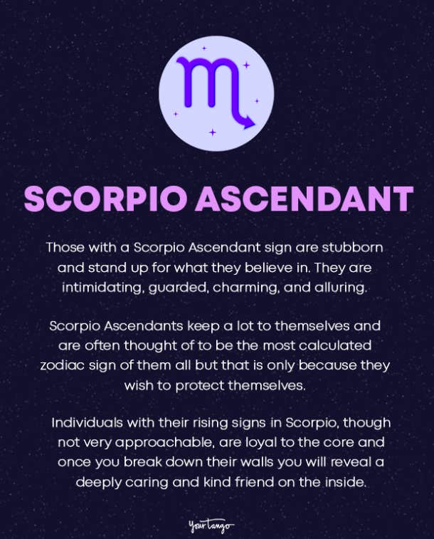 scorpio rising sign traits