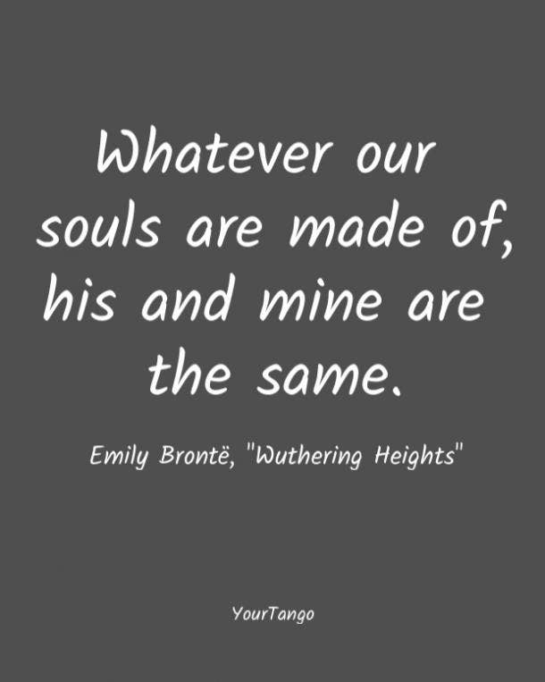 Wuthering Heights short love quote