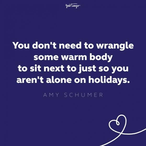 amy schumer quote about being single