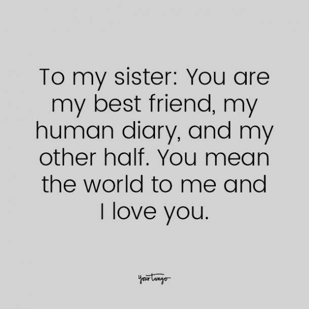 I Love You Sister Quotes