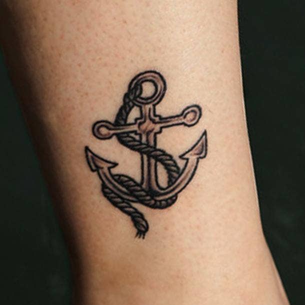 small tattoos with big meaning anchor