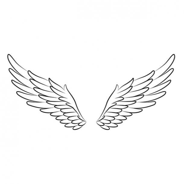 Wings Tattoo Vector Art, Icons, and Graphics for Free Download