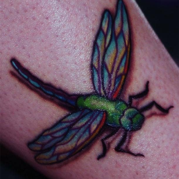 small tattoos with big meaning dragonfly