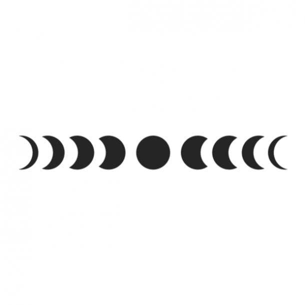 small tattoos with big meaning moon phases