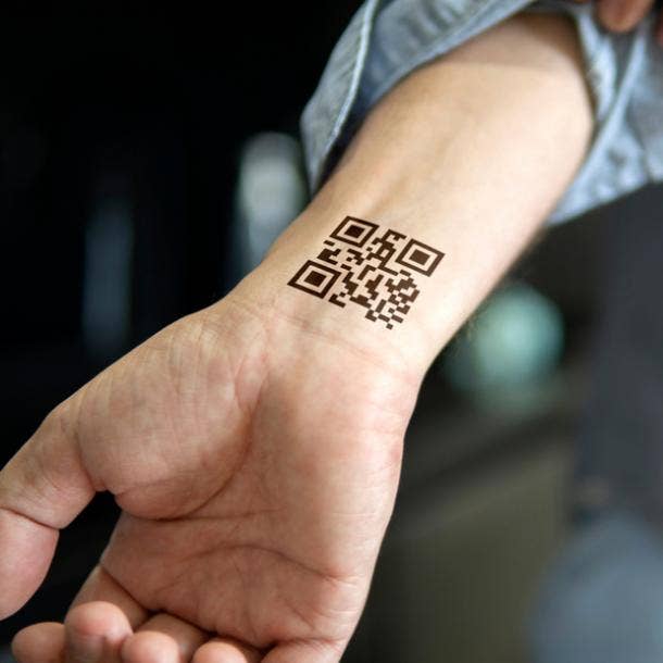 small tattoos with big meaning qr code