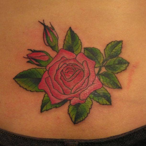 small tattoos with big meaning rose