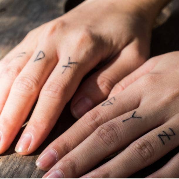 small tattoos with big meaning runes