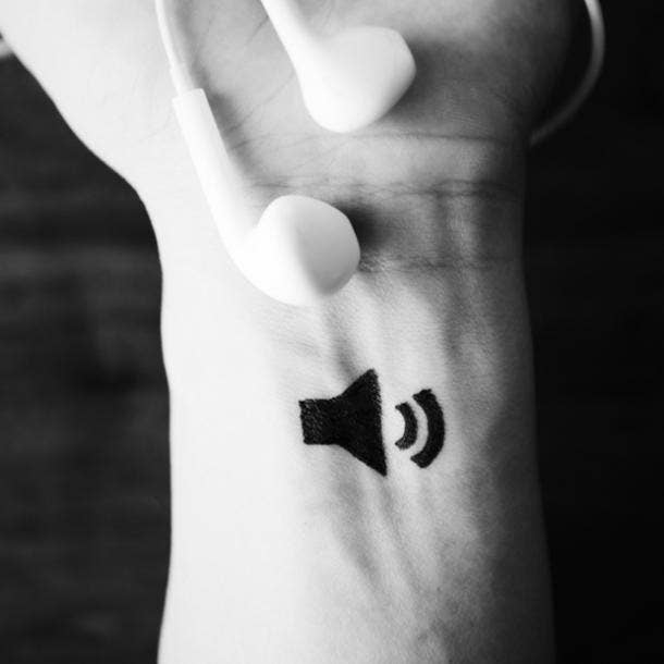 small tattoos with big meaning speaker volume