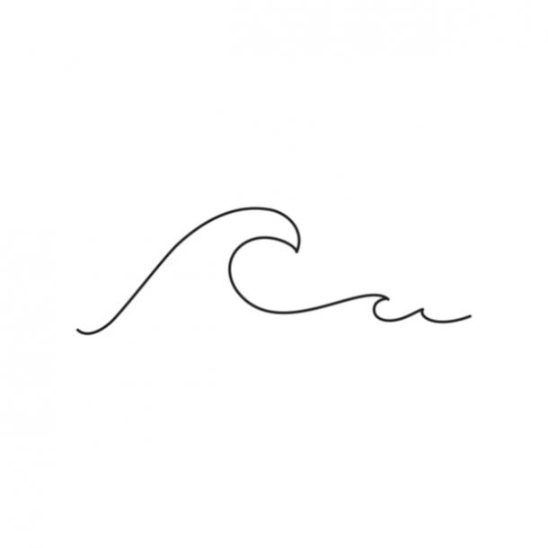 small tattoos with big meaning ocean waves