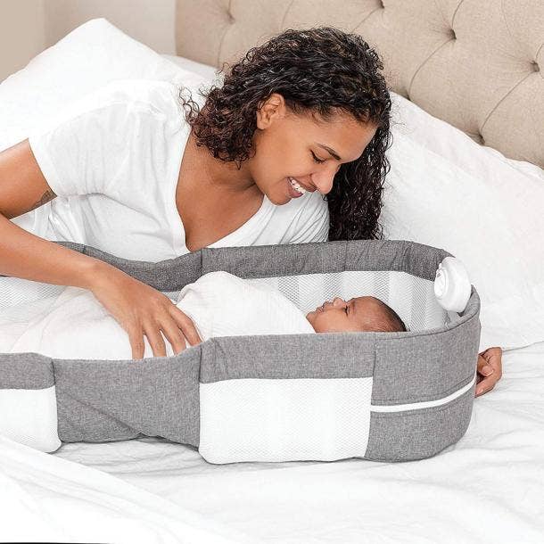 Baby Delight Snuggle Nest Harmony Portable Infant Sleeper