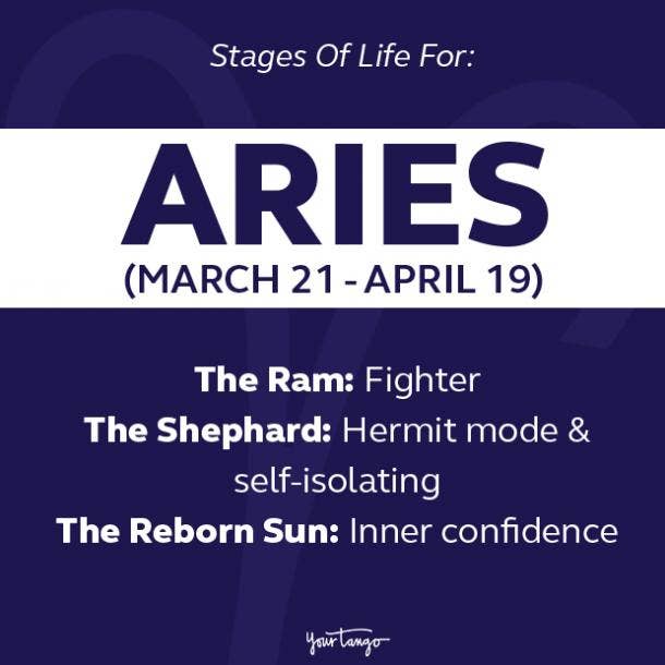 3 stages of aries
