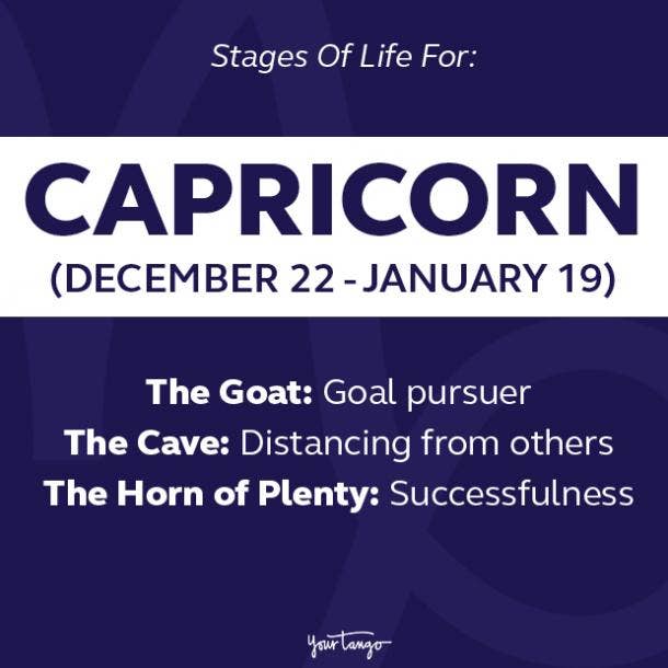 3 stages of capricorn