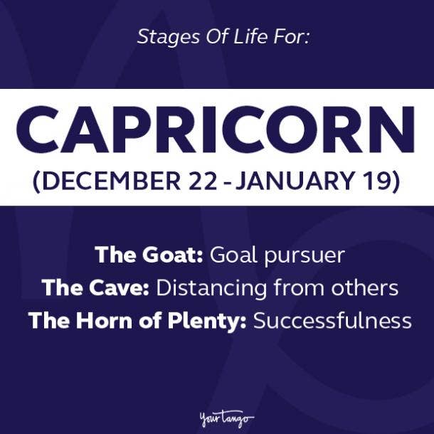 3 stages of capricorn