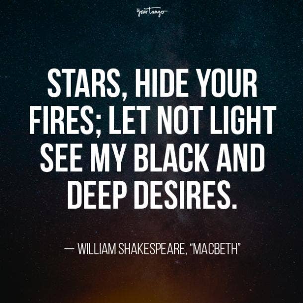 William Shakespeare star quotes