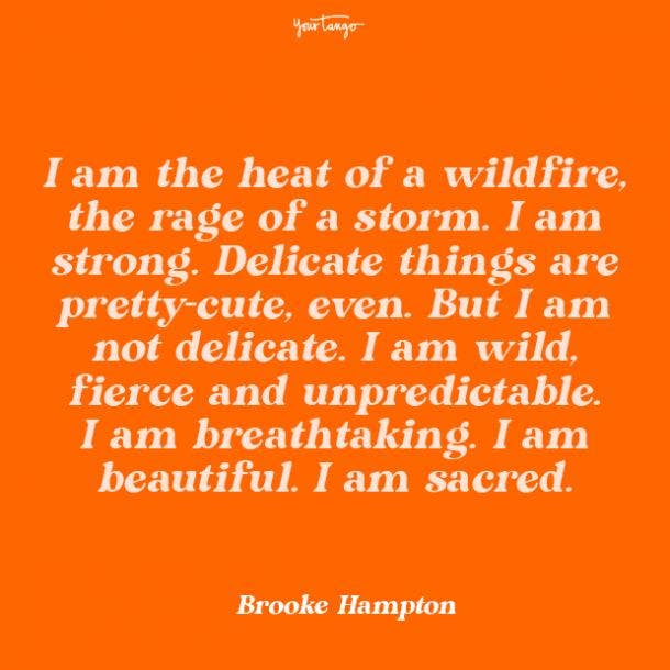 Brooke Hampton Strong Woman Quote