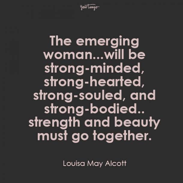 Louisa May Alcott Strong Woman Quote