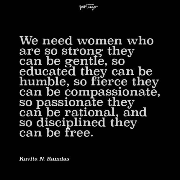 Kavita N. Ramdas Strong Woman Quote