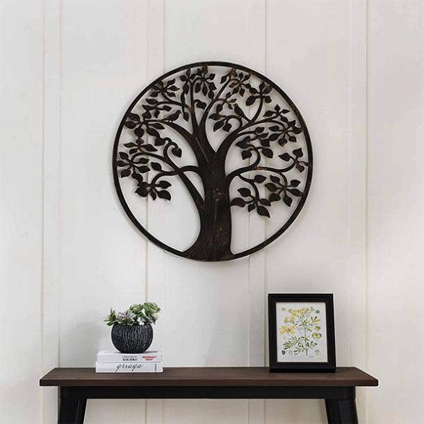 Sunjoy Linda Decorative Tree Wall Art