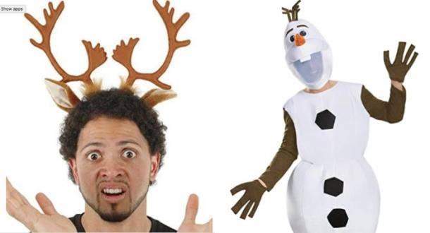 sven and olaf frozen couples costume