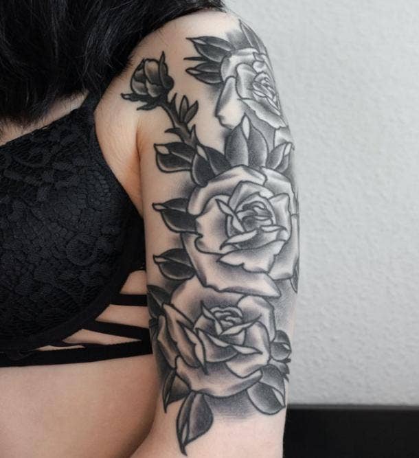 50 Upper Arm Tattoo Ideas for Women [2024 Inspiration Guide] | Upper arm tattoos  designs, Upper arm tattoos, Cool arm tattoos