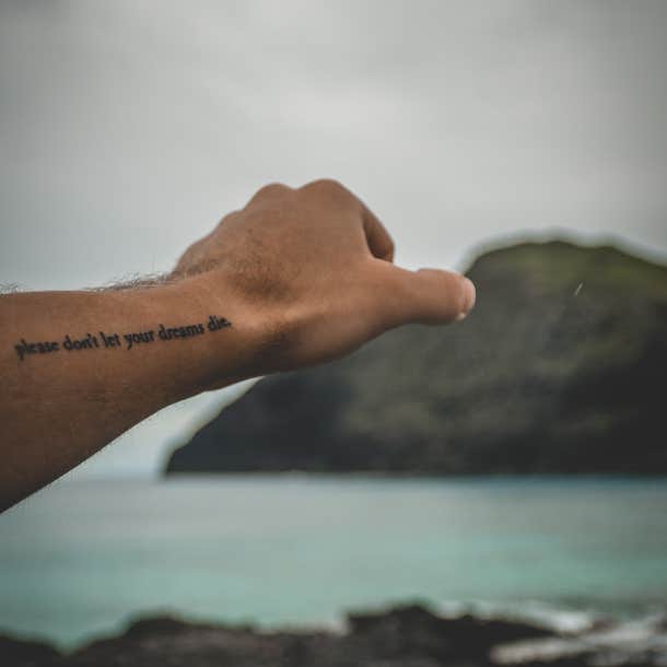 43 Wonderful Quote Wrist Tattoos