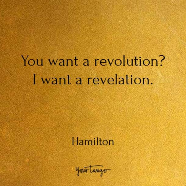 Quotes from Hamilton song lyrics