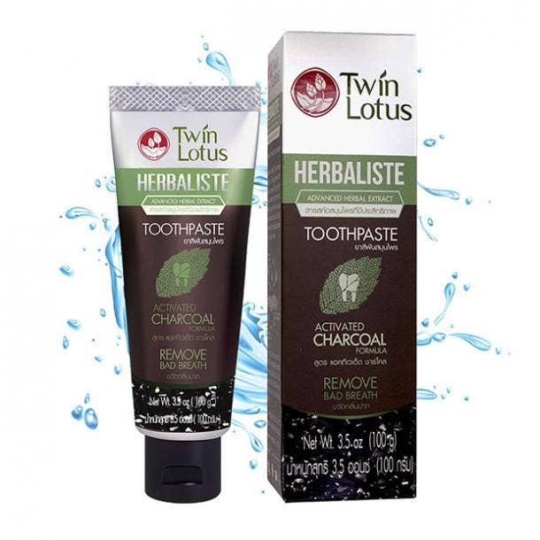 toothpaste for bad breath Twin Lotus Active Charcoal Toothpaste