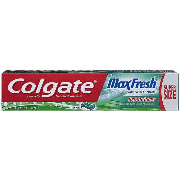 toothpaste for bad breath Colgate Max Fresh Toothpaste with Breath Strips