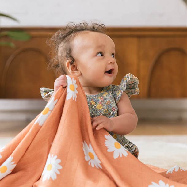 Tula Picking Daisies Baby Blanket