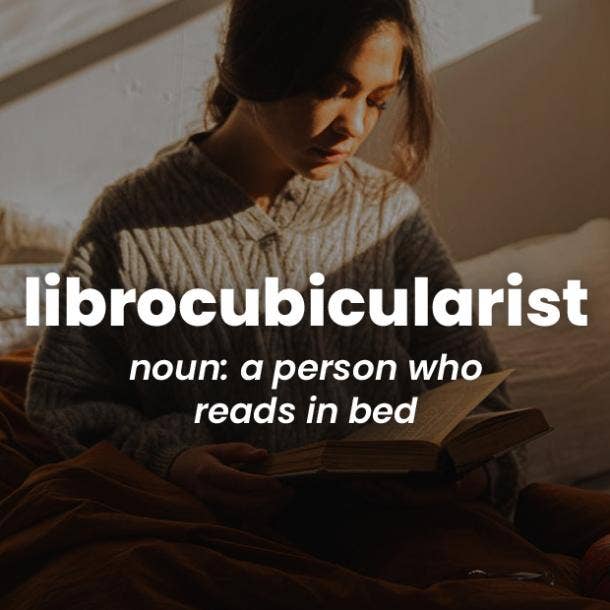 librocubicularist rare words with beautiful meanings