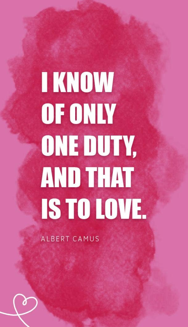 albert camus valentines day quote