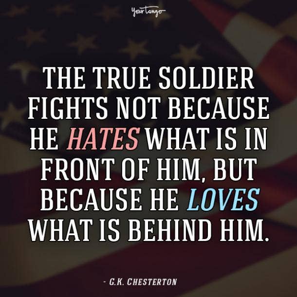 george washington veterans day quote