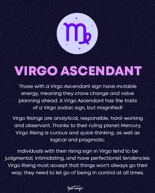 virgo rising traits