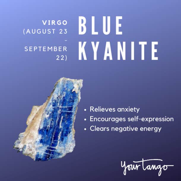 virgo crystal blue kyanite