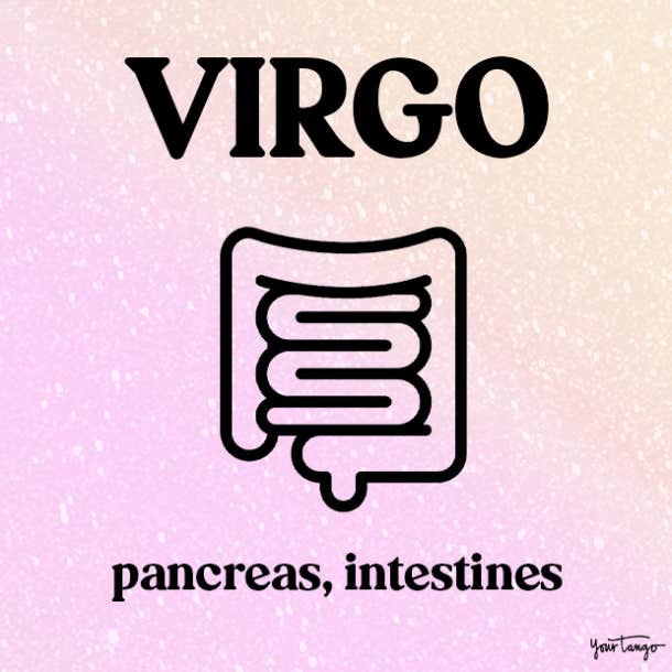 virgo ruling body part