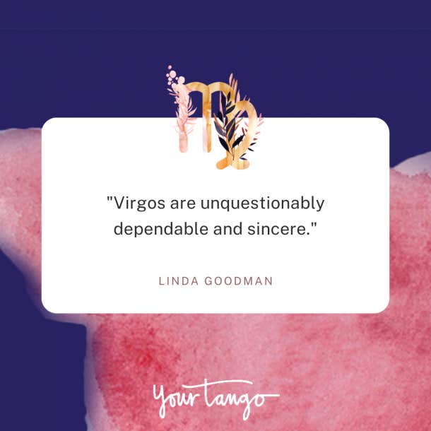 linda goodman virgo quote