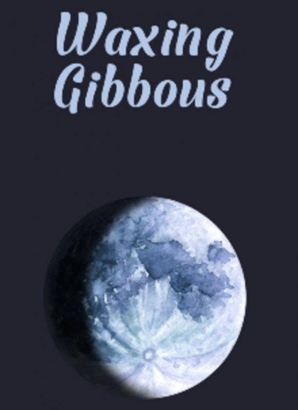 waxing gibbous moon