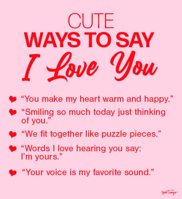 120 Cute & Creative Ways To Say 'I Love You' | Jim & Carrie Gordon |  Yourtango