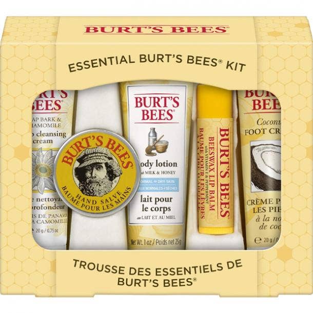 white elephant gifts under 10 burt's bees gift set